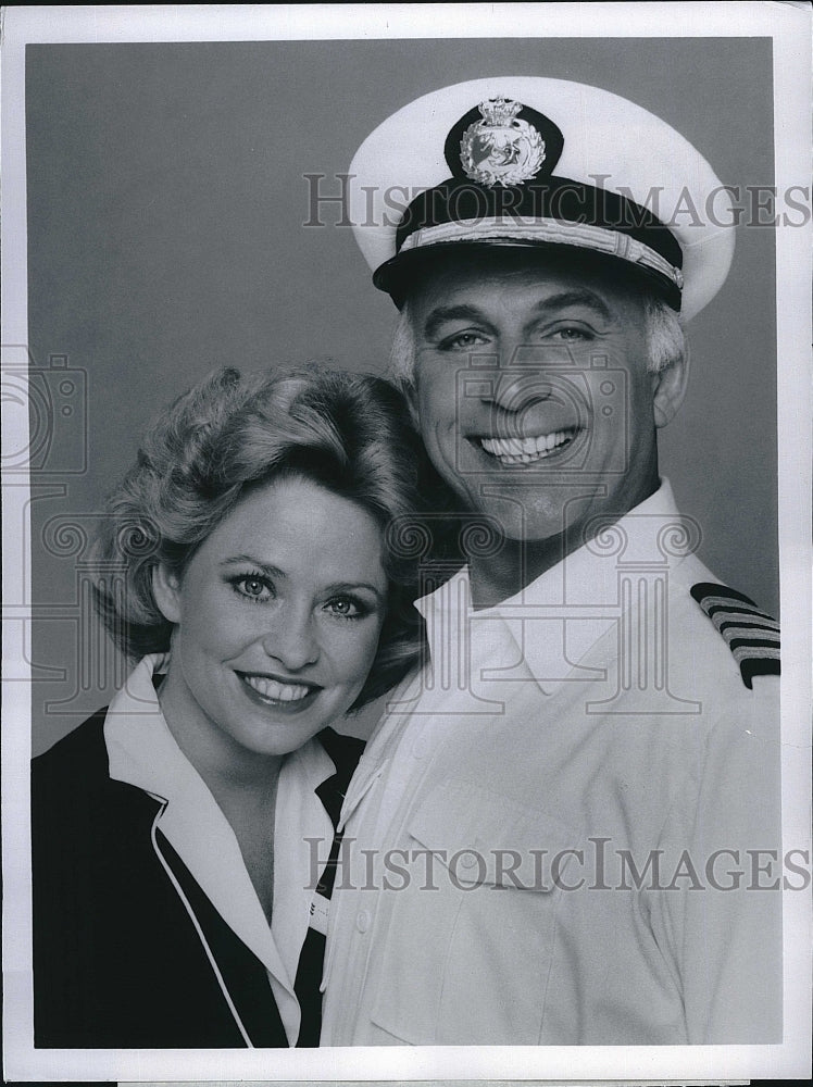 1981 Press Photo Lauren Tewes Gavid Macleod The Love Boat- Historic Images