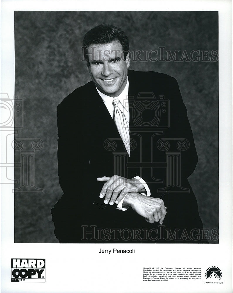 1997 Press Photo Jerry Penacoli Hosts &quot;Hard Copy&quot;