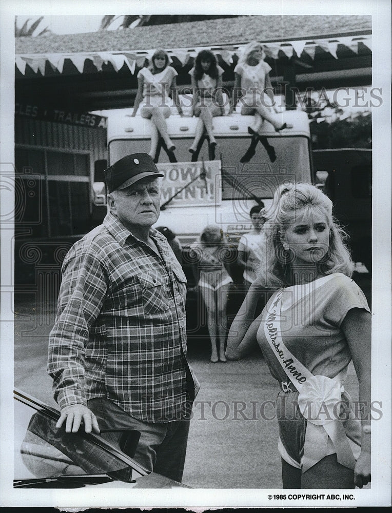 1965 Press Photo &quot;Hardcastle &amp; McCormick&quot; Brian Keith,Jonna Lee- Historic Images