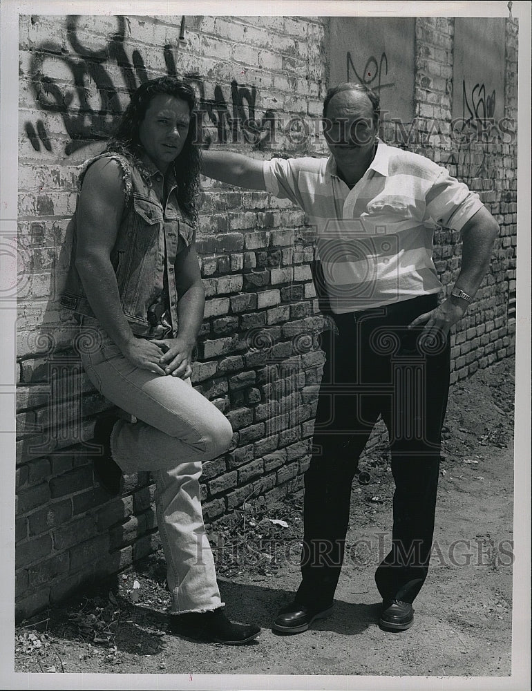 1989 Press Photo &quot;Hardball&quot; starring Richard Tyson,John Ashton- Historic Images