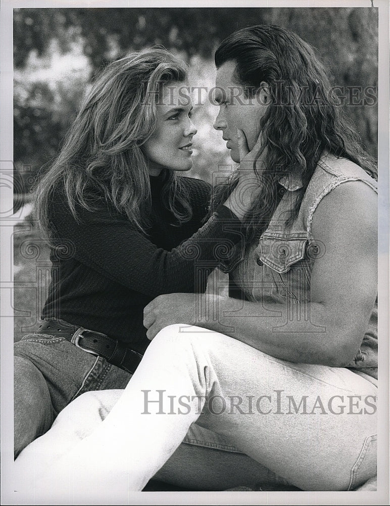 1989 Press Photo "Hardball" starring Richard Tyson,Susan Walters- Historic Images