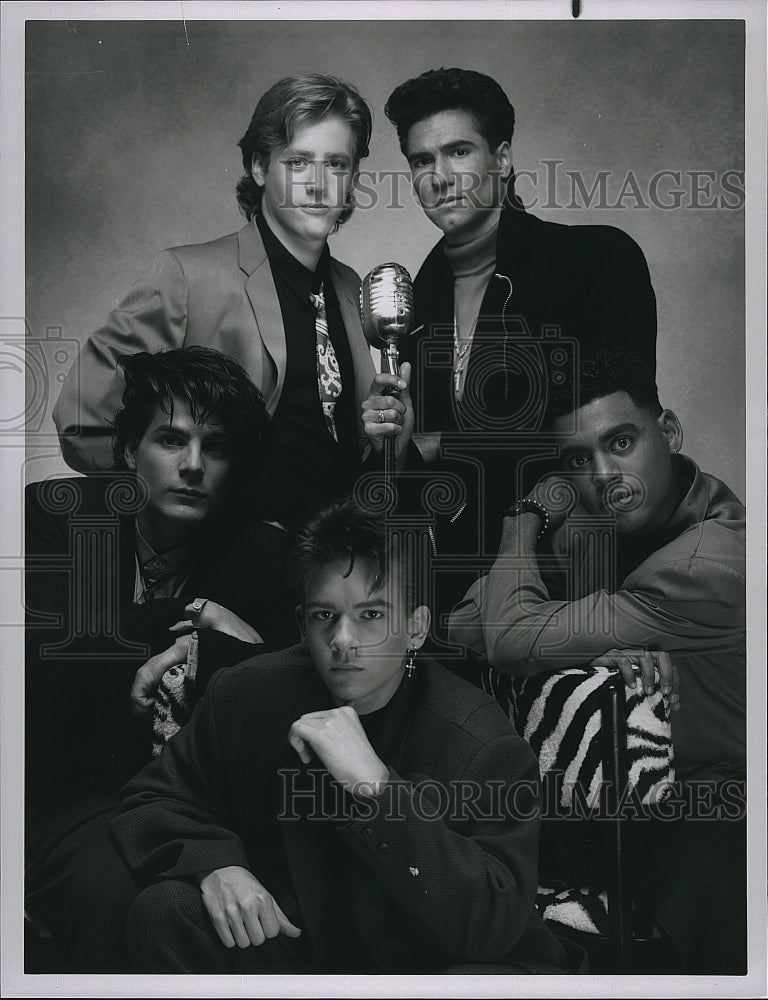 1990 Press Photo &quot;The Guys Next Door&quot; Sharpe,Dancy,Leslie,Wolf,Garcia- Historic Images