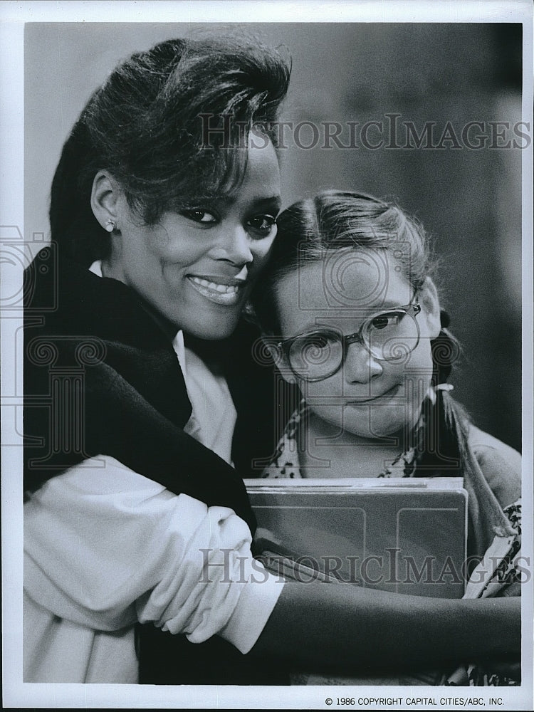 1986 Press Photo Robin Givens, Tannis Vallely, &quot;Head of the Class&quot;- Historic Images