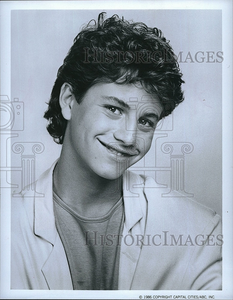 1986 Press Photo Growing Pains Kirk Cameron TV show Series Actor- Historic Images