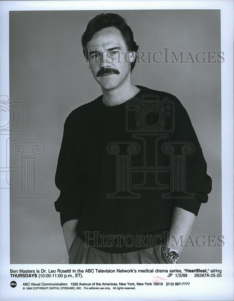 1989 Press Photo Ben Masters in &quot;HeartBeat&quot;- Historic Images