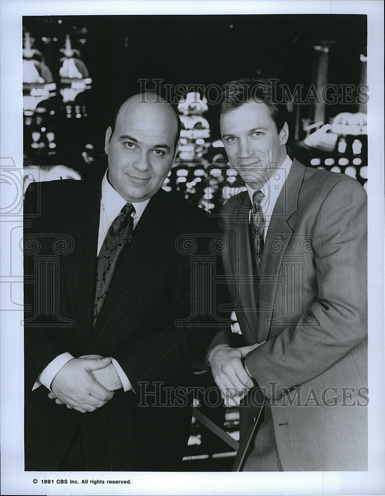 1991 Press Photo Jon Polito Actor David Beecroft Hearts Are Wild TV Show Series- Historic Images