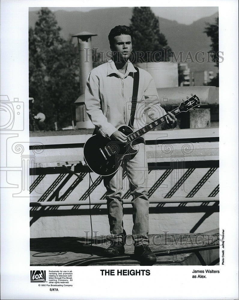 1992 Press Photo James Walters American Actor Heights Drama TV Series Show- Historic Images