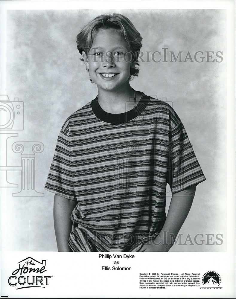 1995 Press Photo Phillip Van Dyke as Ellis Solomon in &quot;The Home Court&quot;.- Historic Images