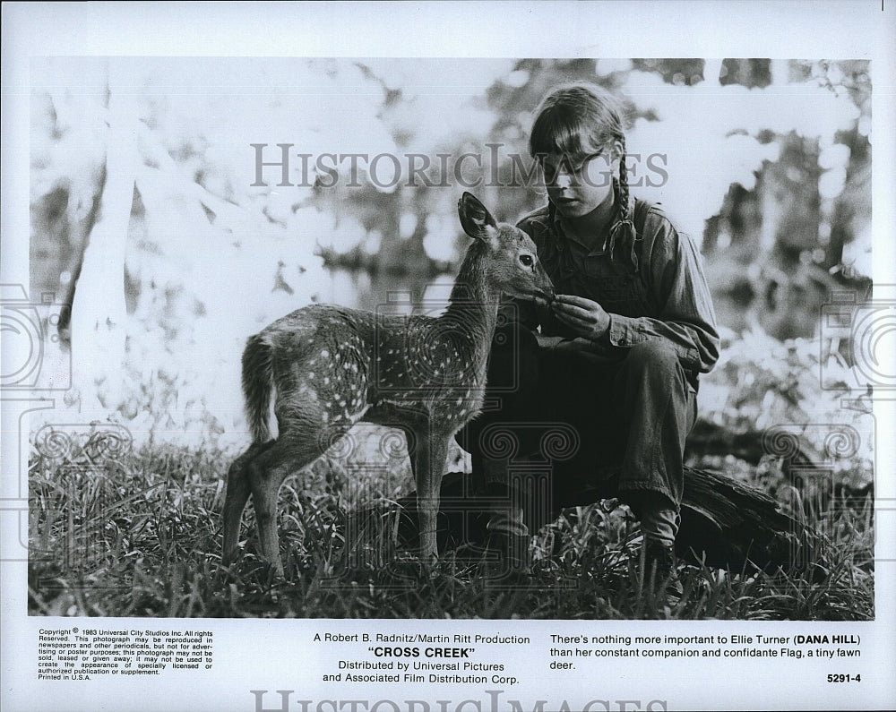 1983 Press Photo Dana Hill in &quot;Cross Creek&quot;- Historic Images