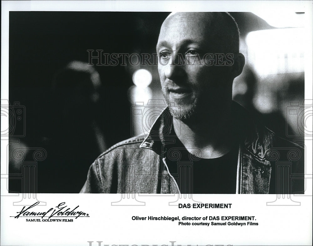 Press Photo Oliver Hirschbiegel German Director of &quot;Das Experiment&quot;.- Historic Images