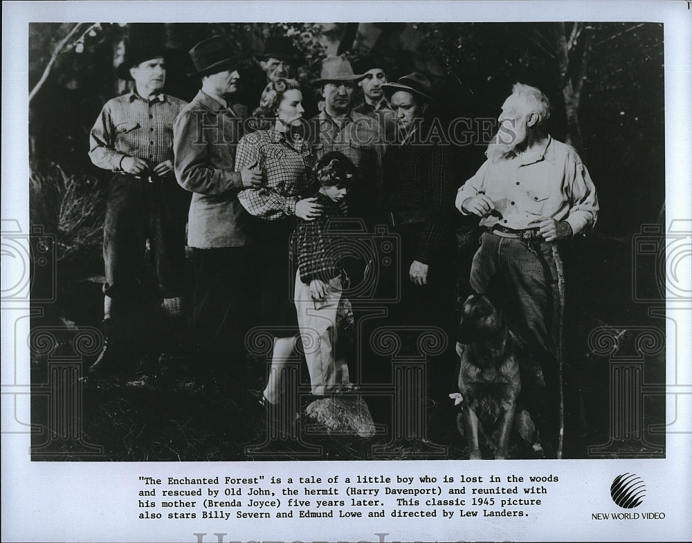 1945 Press Photo A scene from &quot;The Enchanted Forest&quot;- Historic Images