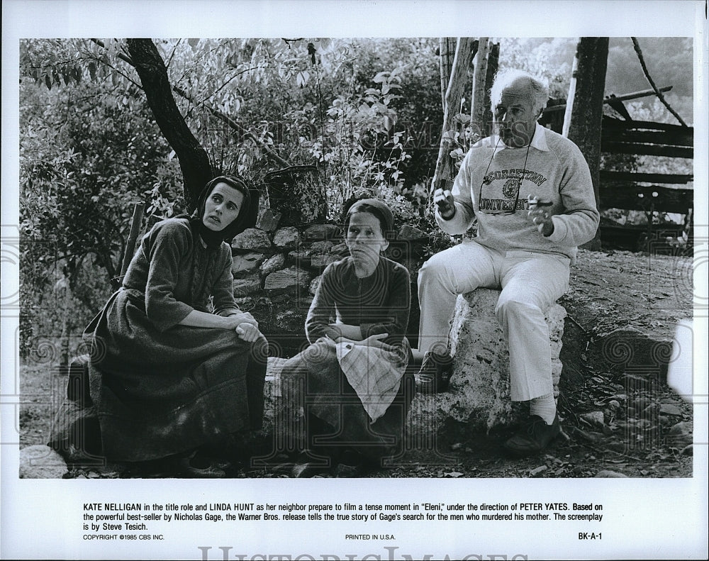 1985 Press Photo Kate Nelligan &amp; Linda Hunt star in &quot;Eleni&quot;- Historic Images