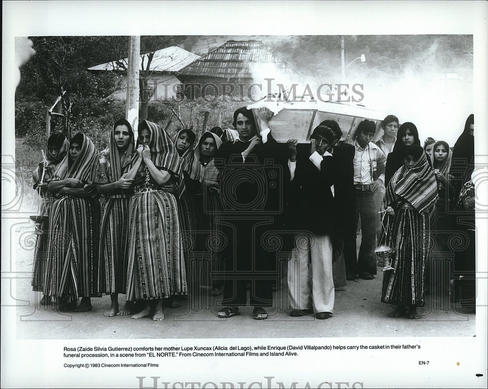 1983 Press Photo Zaide Silvia Gutierrez, Alicia del Lago &quot;El Norte&quot;- Historic Images