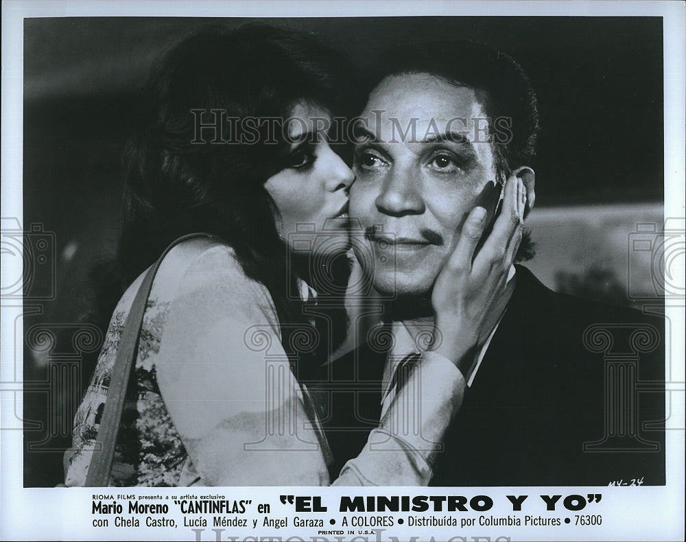 1976 Press Photo Mario Moreno &quot;El Ministro Y Yo&quot;- Historic Images