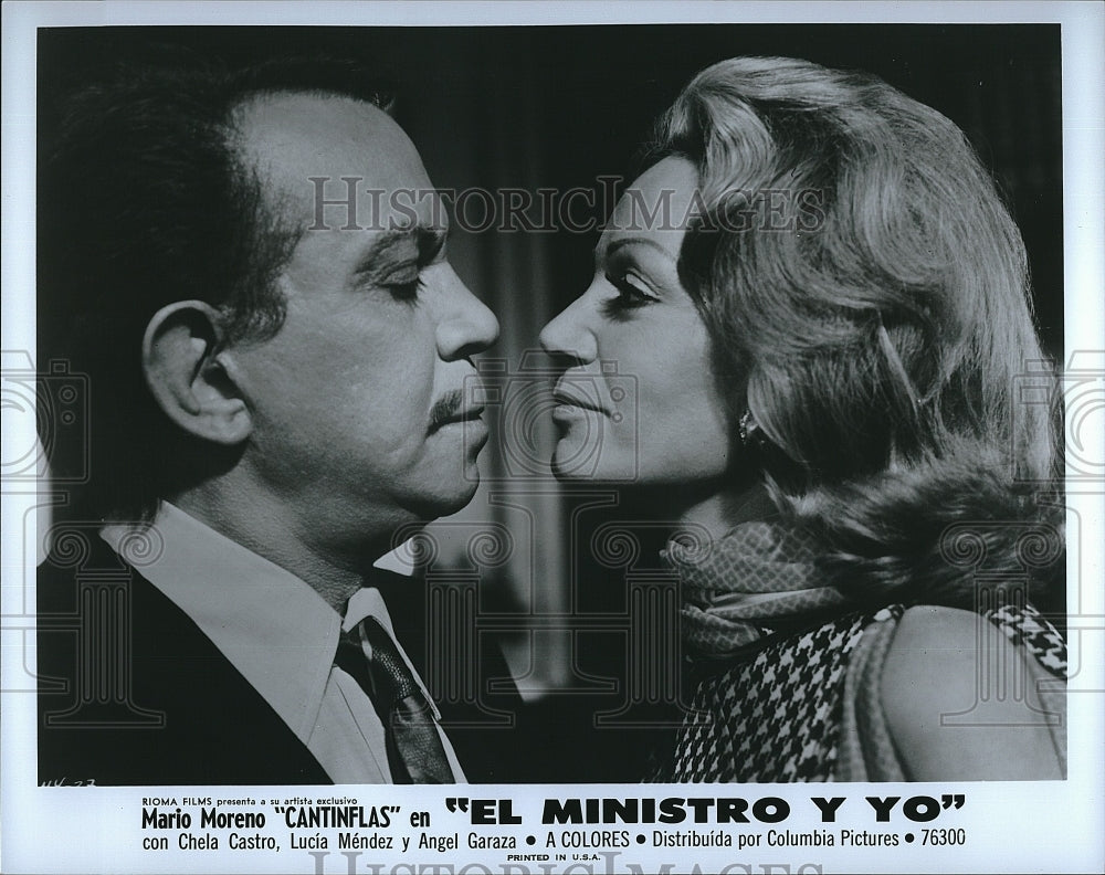 1976 Press Photo Mario Moreno &quot;El Ministro Y Yo&quot;- Historic Images