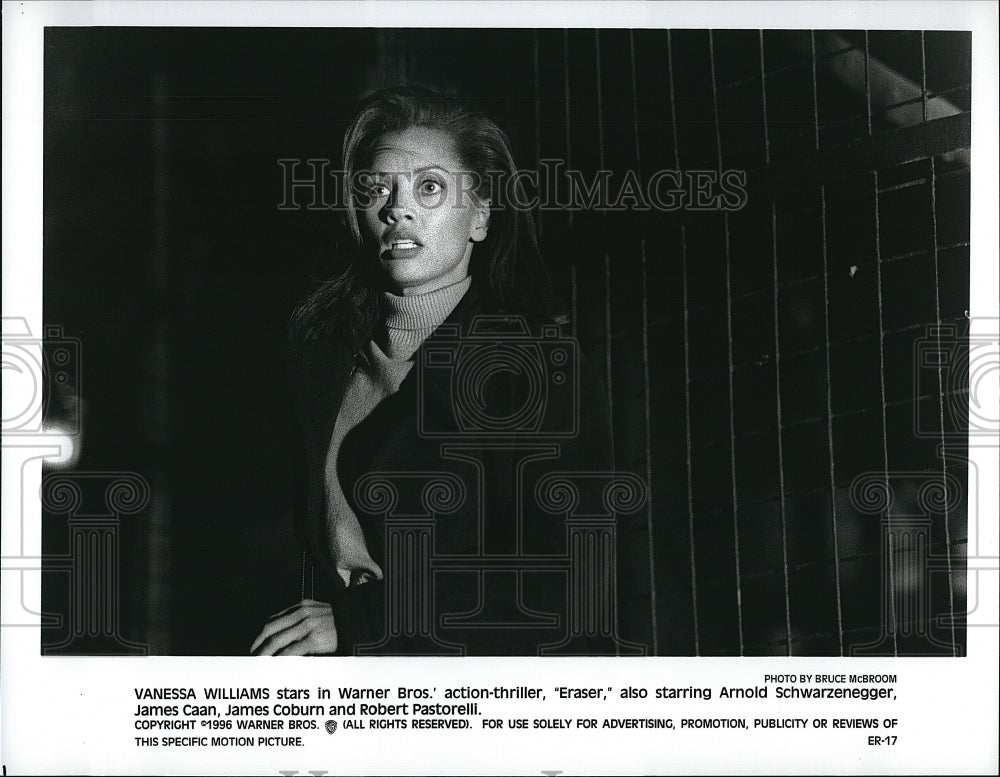 1996 Press Photo Vanessa Williams in Eraser- Historic Images