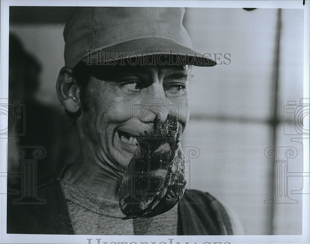 1987 Press Photo Jim Varney in Ernest Goes To Camp- Historic Images