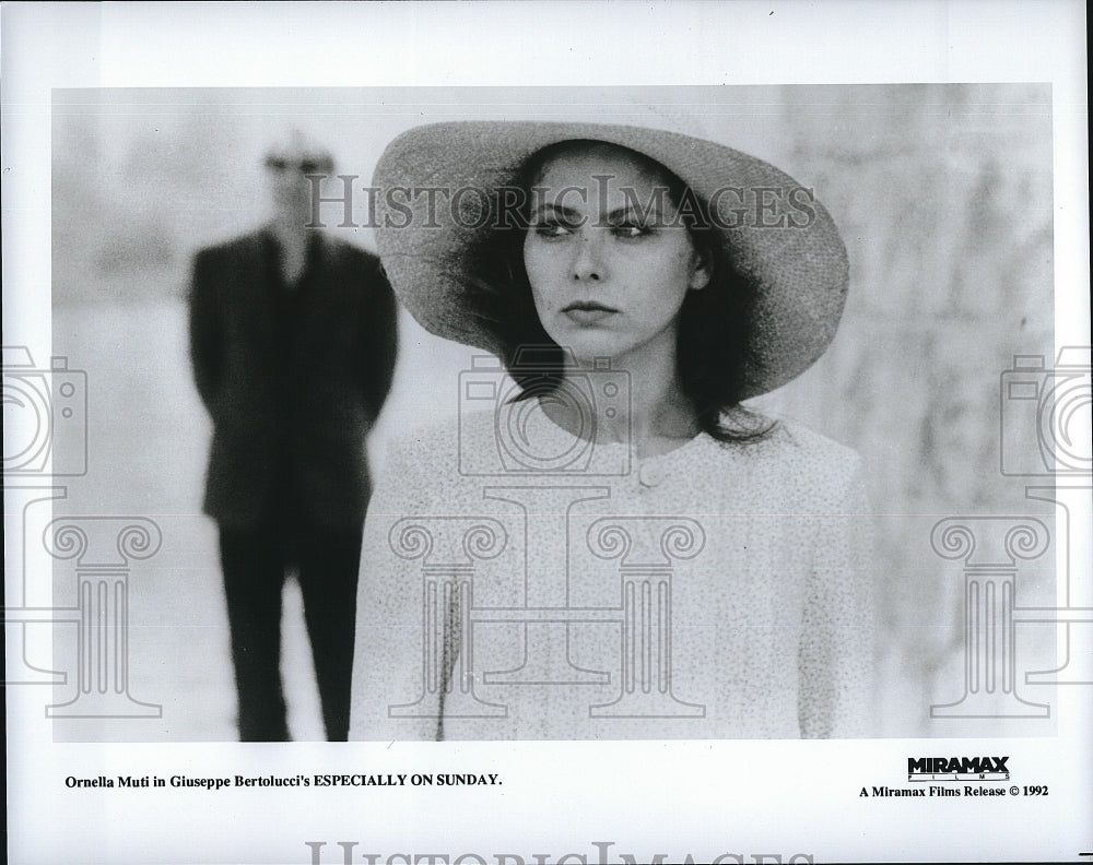 1992 Press Photo Ornella Muti in &quot;Especially On Sunday&quot;- Historic Images