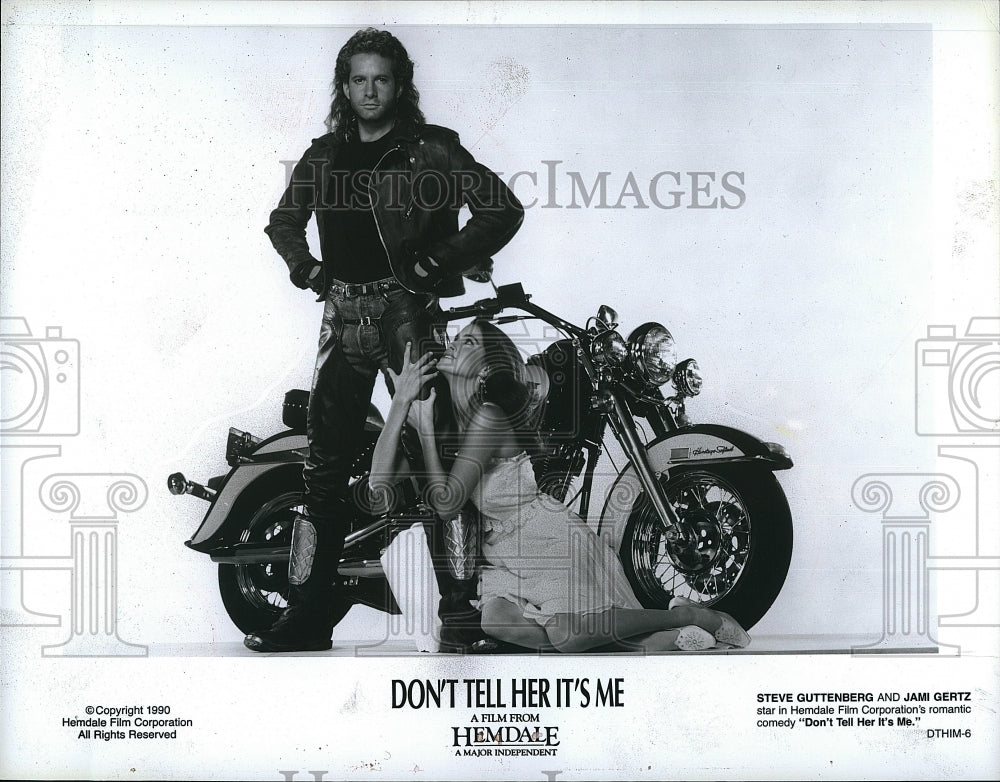 1990 Press Photo Actor Steve Guttenberg in &quot;Don&#39;t Tell Her It&#39;s Me&quot;- Historic Images