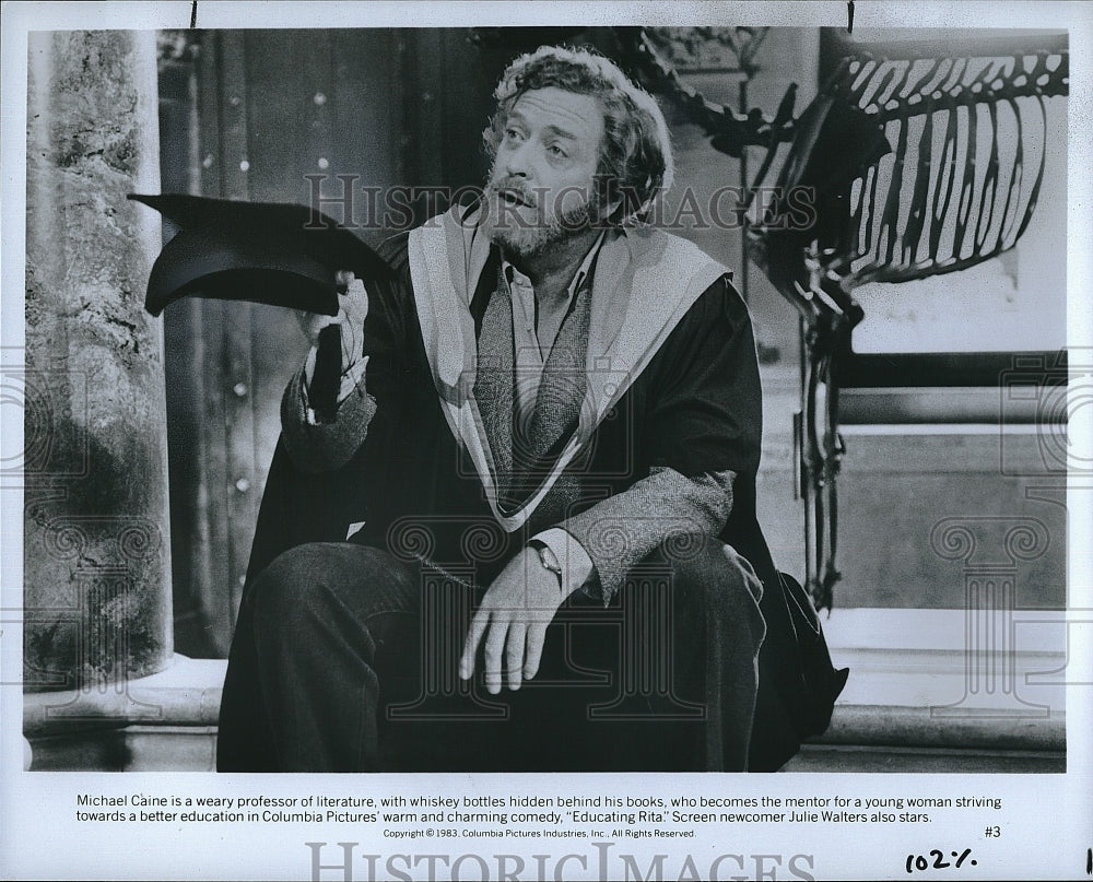 1983 Press Photo Actor Michael Caine in &quot;Educating Rita&quot;- Historic Images