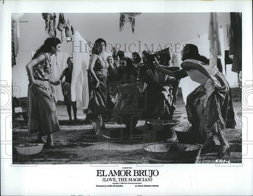 1986 Press Photo Scene from El Amor Brujo- Historic Images