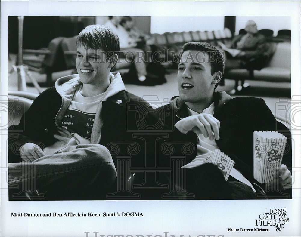 1999 Press Photo Matt Damon and Ben Affleck in Dogma- Historic Images