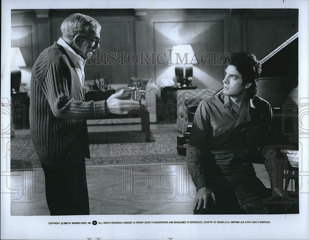 1984 Press Photo Actor George Burns &amp; David Briney in &quot;Oh God! II&quot;- Historic Images