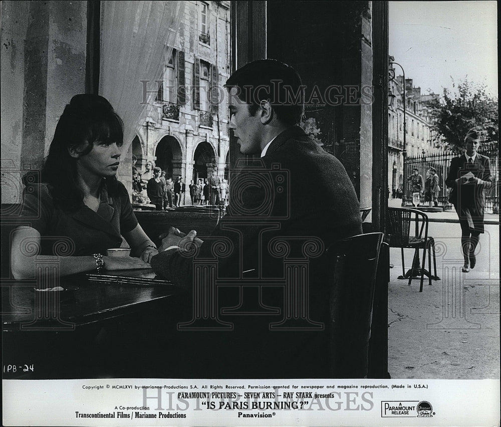 1966 Press Photo Actress Leslie Caron "Is Paris Burning" Paramount Picture- Historic Images