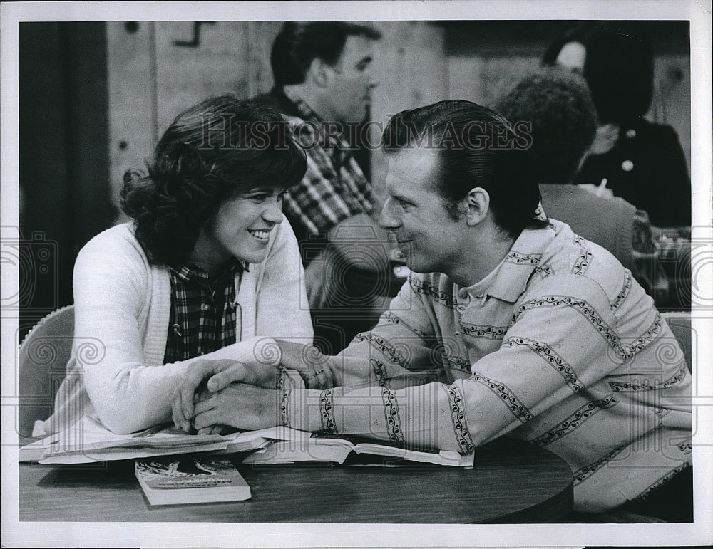 1981 Press Photo Michael McKean, Maggie Rothwell, &quot;Laverne &amp; Shirley&quot;- Historic Images