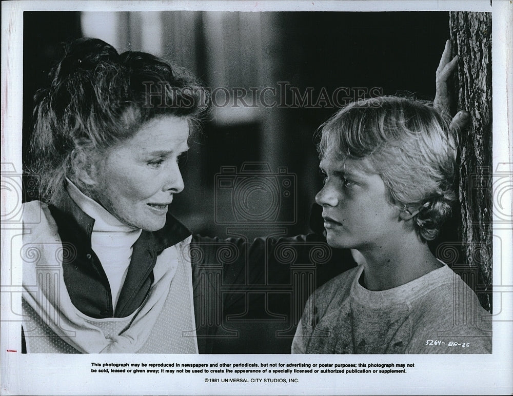 1981 Press Photo &quot;On Golden Pond&quot; starring Katherine Hepburn- Historic Images