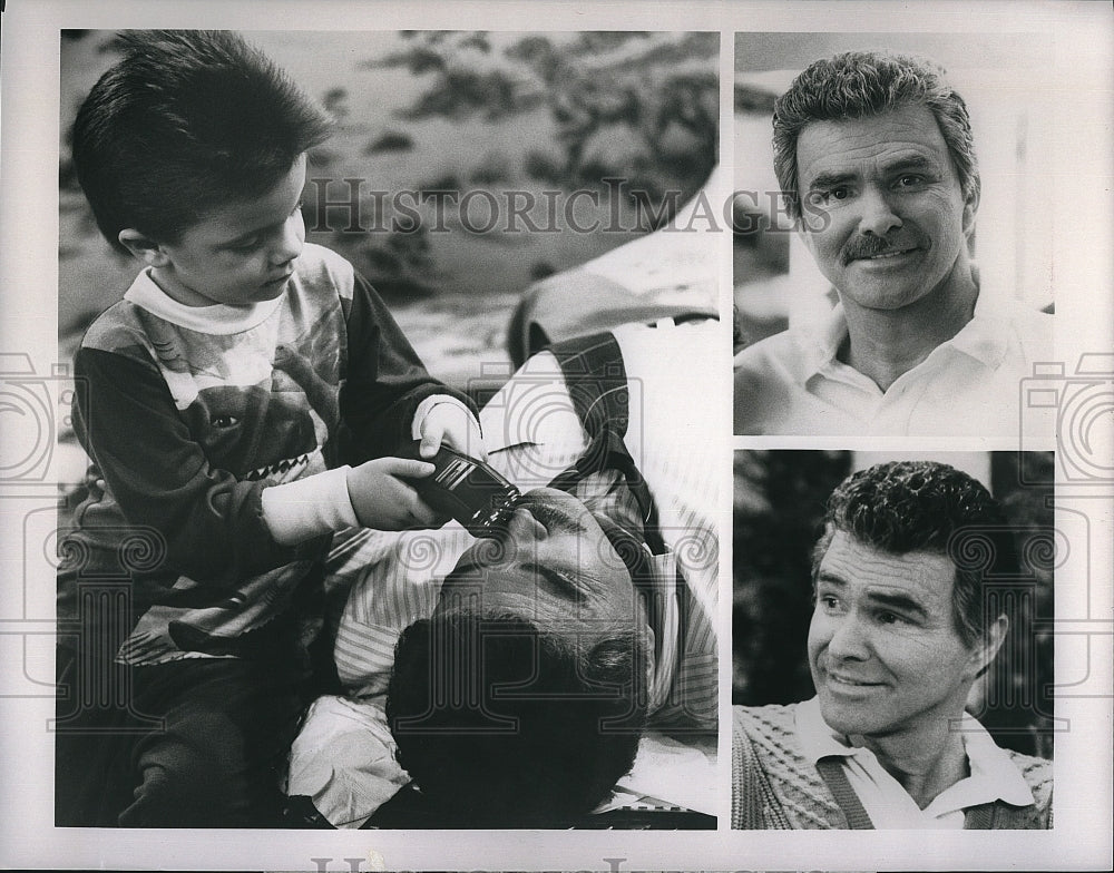 1990 Press Photo Burt Reynolds, Jacob Parker, &quot;Evening Shade&quot;- Historic Images