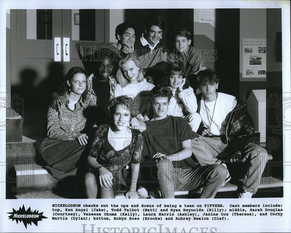 1991 Press Photo K. Angel, T. Talbot, R. Reynolds, S. Douglas, V. Okuma- Historic Images