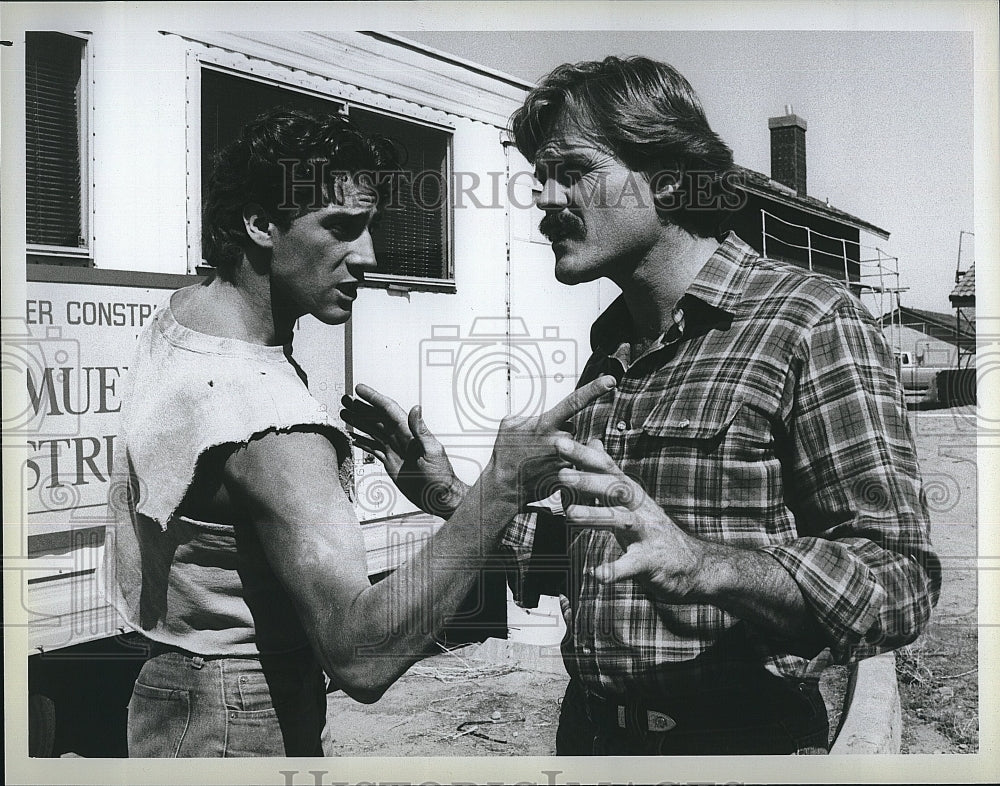 1981 Press Photo Fernando Allende John Beck The Substitute- Historic Images