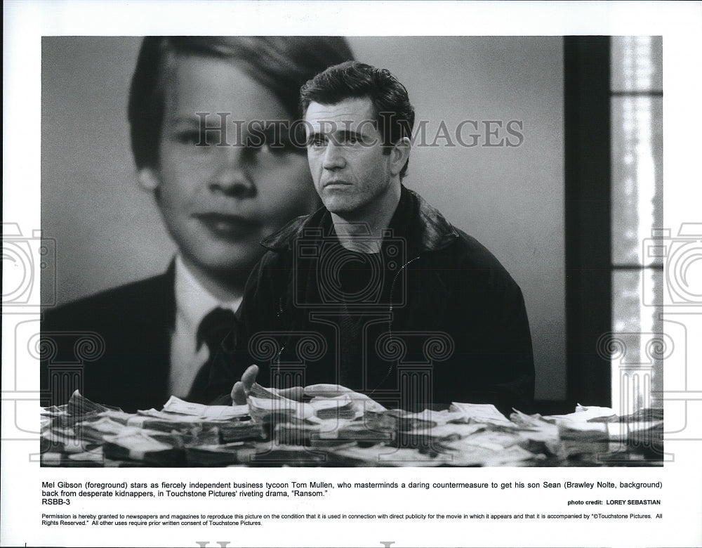 1996 Press Photo Ransom&quot;  starring Mel Gibson, Brawley Nolte- Historic Images