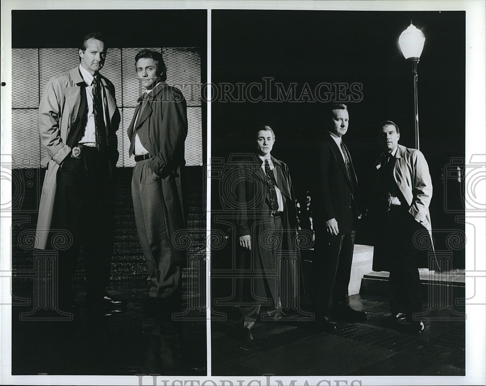 Press Photo Ed McCains 87the Precint Randy Quaid Alex Macarthur Alan Blumenfeld- Historic Images