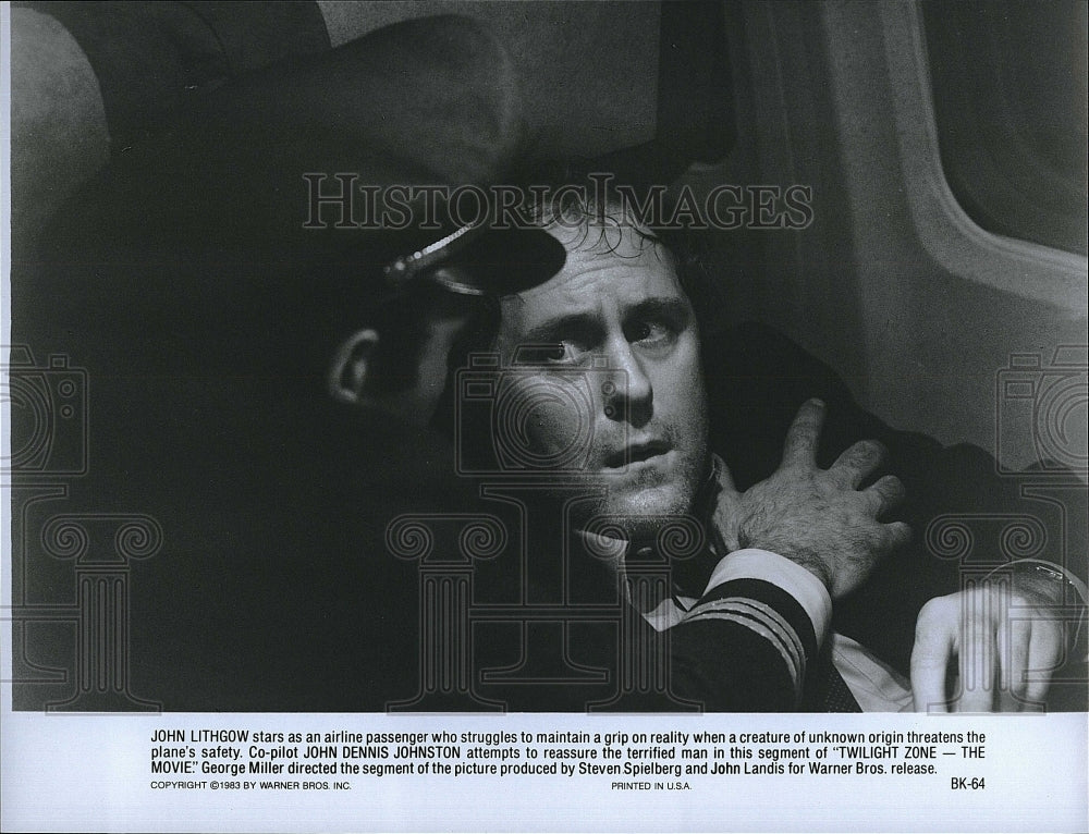 1983 Press Photo John Lithgow in Twilight Zone - The Movie- Historic Images