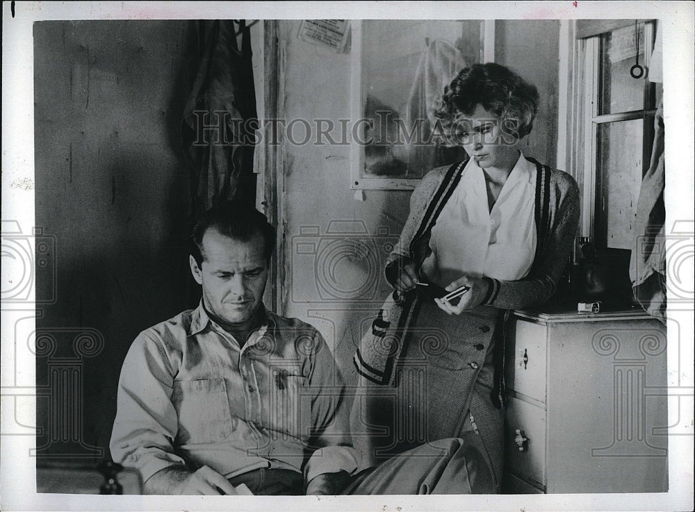 1986 Press Photo "The Postman Always Rings Twice" Jack Nicholson,Jessica Lange- Historic Images