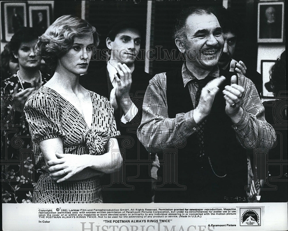 1981 Press Photo &quot;The Postman Always Rings Twice&quot; John Colicos, Jessica Lange- Historic Images