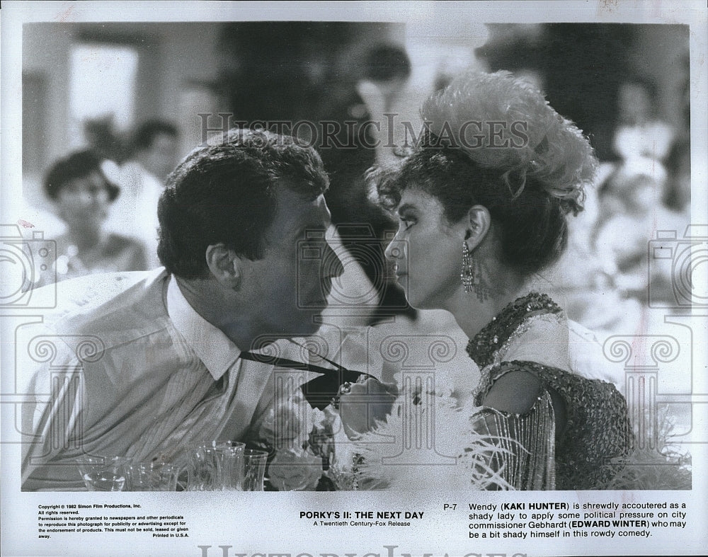 1982 Press Photo Porkys II: The Next Day Kaki Hunter Edward Winter- Historic Images