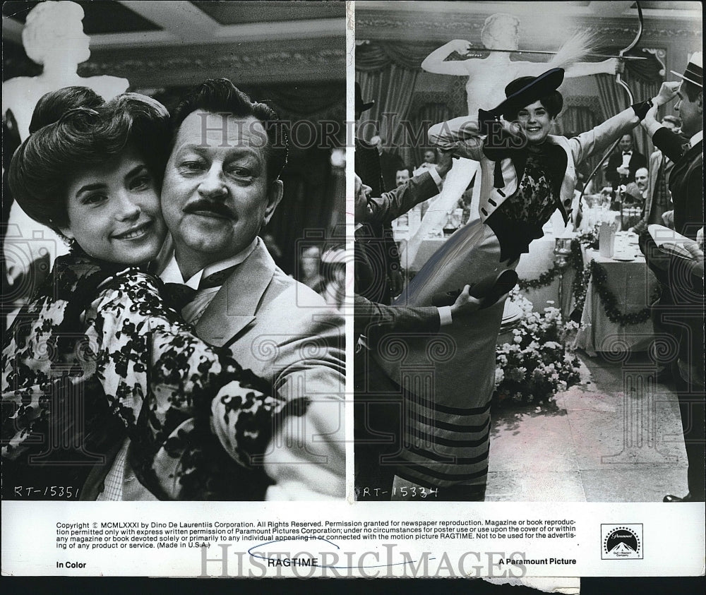 1981 Press Photo &quot;Ragtime&quot; Elizabeth McGovern , B Dourit- Historic Images