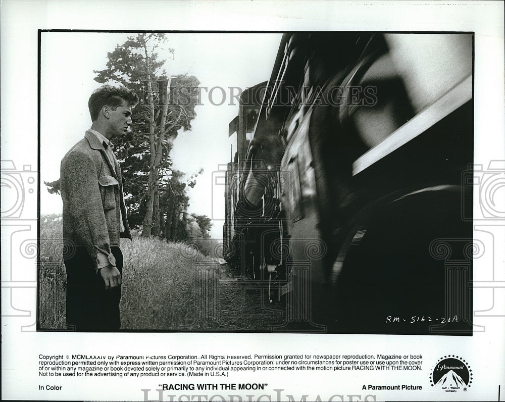 1984 Press Photo Actor Sean Penn In Racing With The Moon- Historic Images