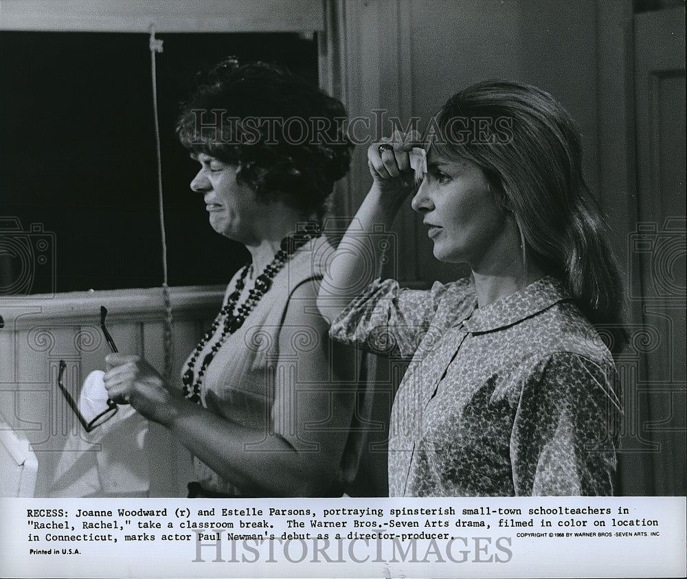 1968 Press Photo Joanne Woodward American Actress Estelle Parsons Rachel Movie- Historic Images