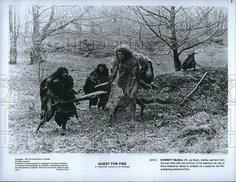 1981 Press Photo &quot;Quest For Fire&quot; starring Everett McGill- Historic Images