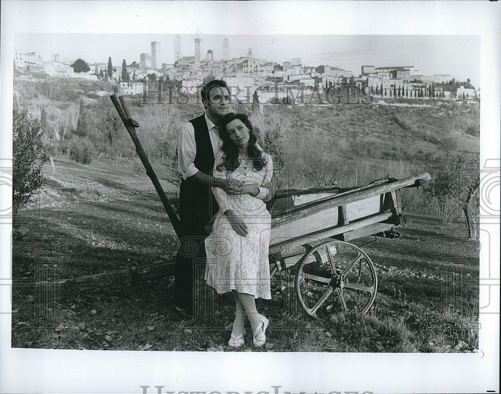 1989 Press Photo &quot;Queen of Hearts&quot; starring Vittorio Duse, Anita Zagaria- Historic Images