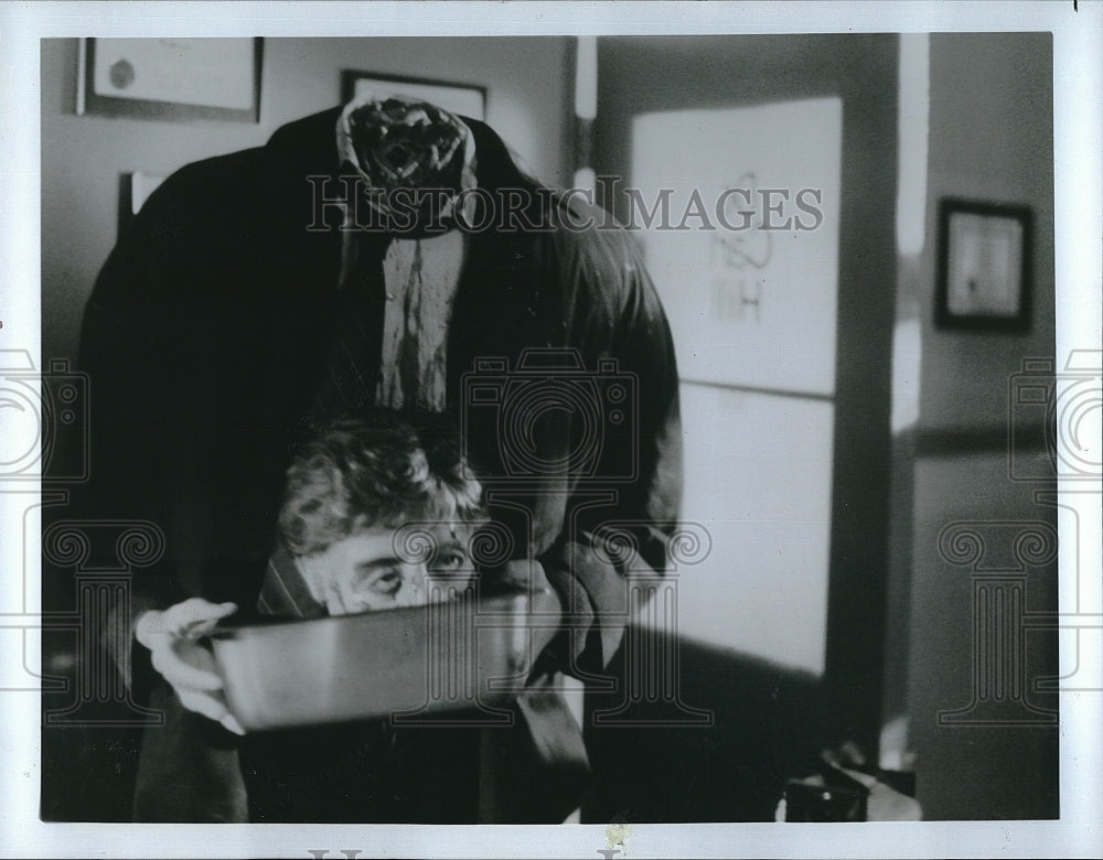 1985 Press Photo David Gale as Dr. Carl Hill in the film &quot;Re-Animator&quot;- Historic Images