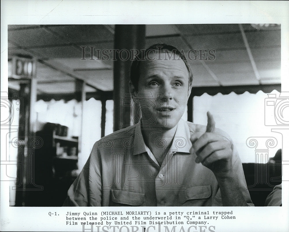 1982 Press Photo Michael Moriarty in the film &quot;Q&quot;- Historic Images