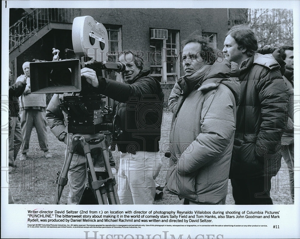 1987 Press Photo &quot;Punchline&quot; writer/director David Seltzer, R Villalobos- Historic Images