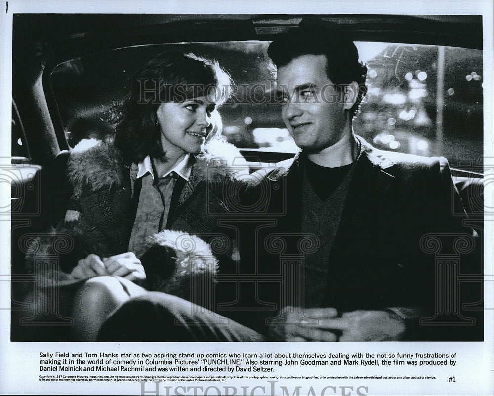 1988 Press Photo Sally Field and Tom Hanks in &quot;Punchline&quot;- Historic Images