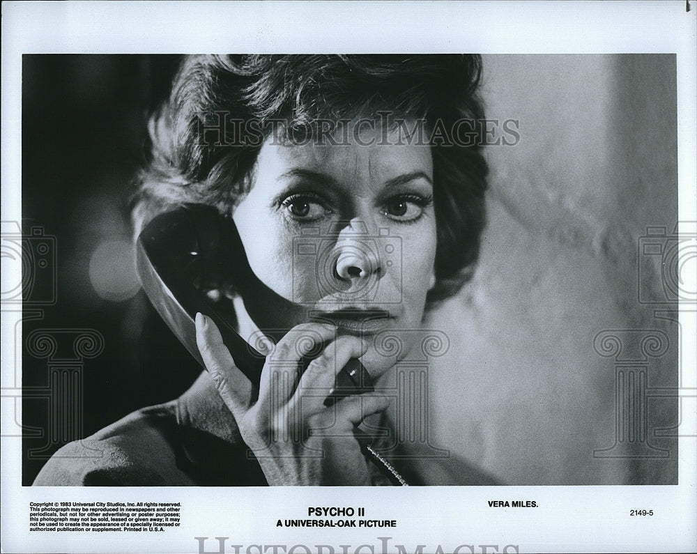 1983 Press Photo Vera Miles in &quot;Psycho II&quot;- Historic Images