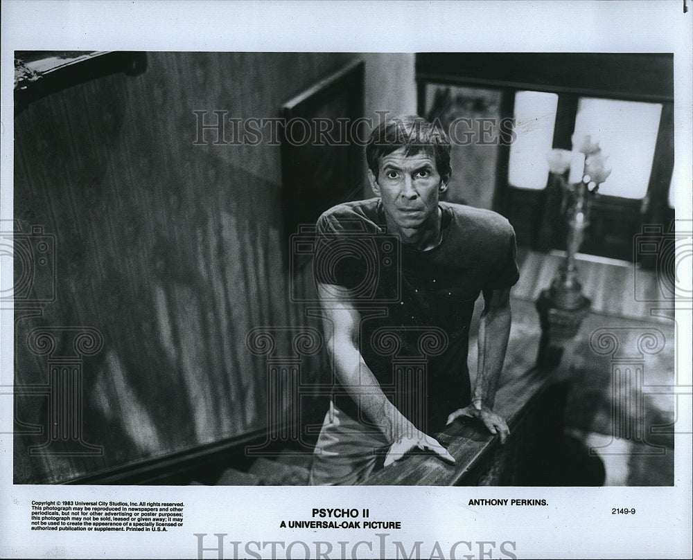 1983 Press Photo Anthony Perkins in &quot;Psycho II&quot;- Historic Images